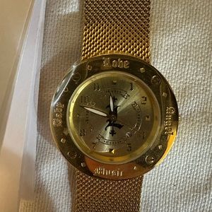 Lamb gold watch. NWOT.